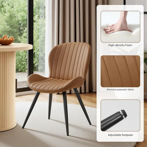 Vista 41 de Miereirl Moderno juego de comedor de 5 piezas para mesa redonda de madera de 4,31.5 pulgadas con estante de almacenamiento semiabierto y puerta