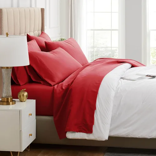 Vista 13 de Southshore Fine Linens®, juego de ropa de cama con bolsillo profundo, Microfibra, Negro, gemelo