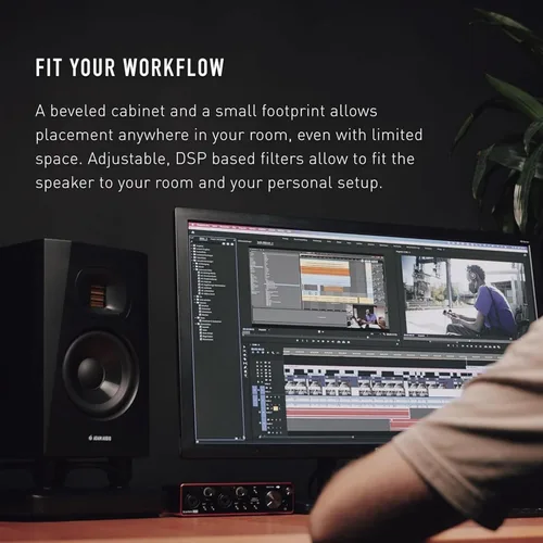 Vista 6 de ADAM Audio Par de monitores de estudio T5V y subwoofer de estudio alimentado T10S Bundle 2.1