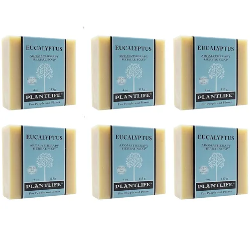 Vista 16 de Plantlife Ambrosia - Jabón hidratante y calmante para tu piel, hecho a mano con ingredientes a base de plantas, hecho en California en barra de 4