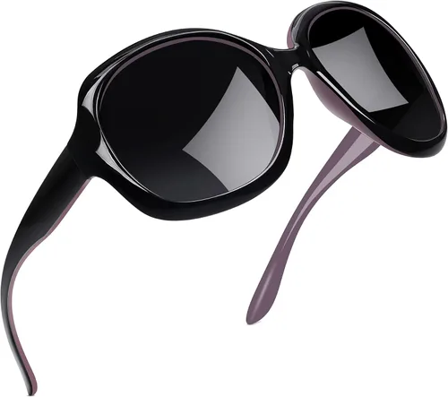 Vista 160 de Joopin Lentes de sol de gran tamaño para mujer, polarizados, grandes, para conducción, protección UV, grandes sombras