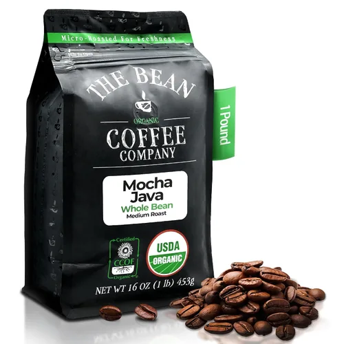 Vista 67 de The Bean Organic Coffee Company Aloha Bean (avellana hawaiana), tostado medio, café en grano entero, bolsas de 16 onzas (paquete de 2)