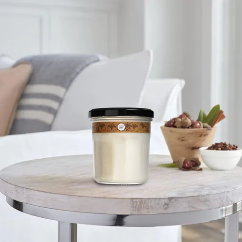 Vista 6 de Mrs. Meyer's Vela aromática de soja para aromaterapia, 35 horas de tiempo de combustión, hecha con cera de soja y aceites esenciales, edición