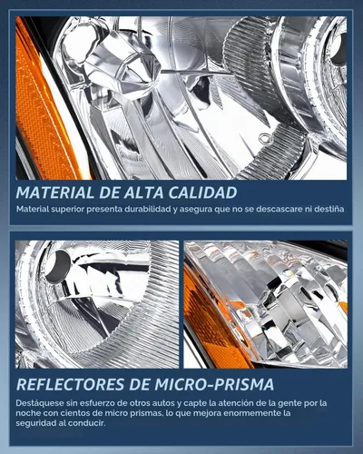 Vista 7 de Ensamble de faro Nilight compatible con Nissan Rogue 2008 2009 2010 2011 2012 2013 2014 2015 Select, lámparas de repuesto con carcasa negra