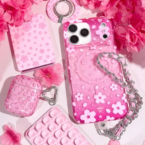 Vista 296 de VELVET CAVIAR Funda para iPhone 15, compatible con MagSafe, probada contra caídas de 10 pies, fundas protectoras de diseño, leopardo color rosa