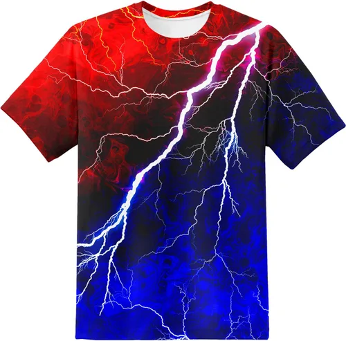 Vista 29 de Camiseta de manga corta con estampado 3D para niños y niñas de 6 a 16 años Bcm45-blanco