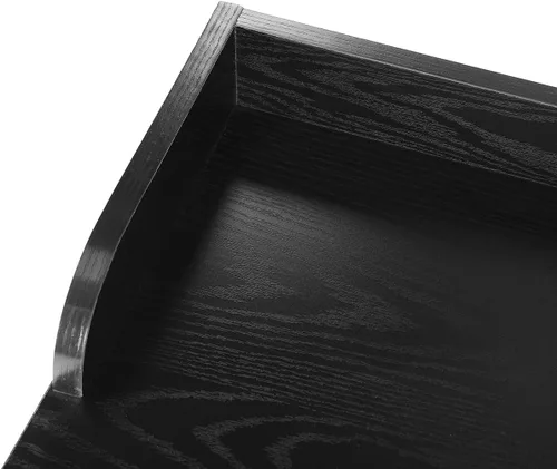 Vista 7 de Mesa de escritura para computadora en casa, 47.2 pulgadas, marco en X resistente con parte superior de madera grande, escritorio de fácil montaje