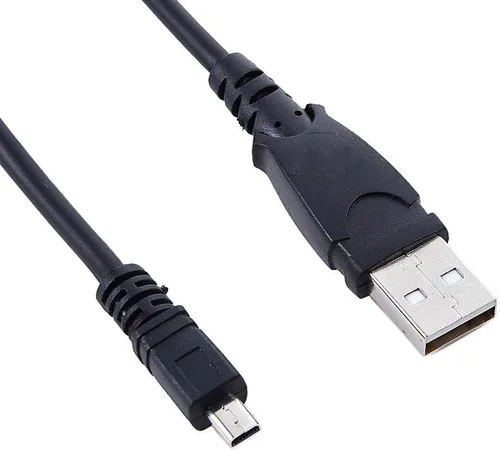 Vista 3 de maxllto DC cargador de batería + usb cable de sincronización de datos cable de audio para cámara Olympus VG-140 X-990