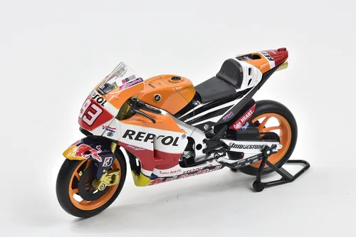 Vista 5 de Honda RC213V Motocicleta #93 Marc Márquez Repsol Honda Team MotoGP (2015) 1/12 Modelo fundido a presión por New Ray