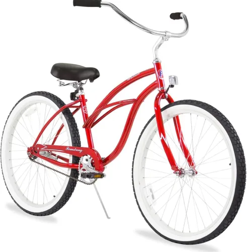 Vista 25 de Sixthreezero Urban Lady Beach Cruiser - Bicicleta híbrida de 3 velocidades para mujer