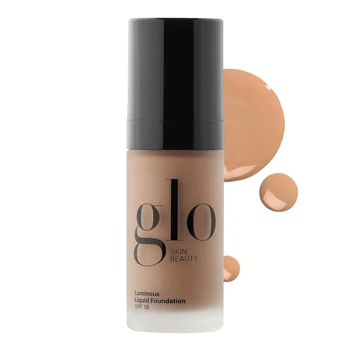 Vista 16 de Glo Skin Beauty Base líquida luminosa con SPF 18 (Alabastro) - Maquillaje mineral, mejora el tono desigual de la piel, suaviza y corrige
