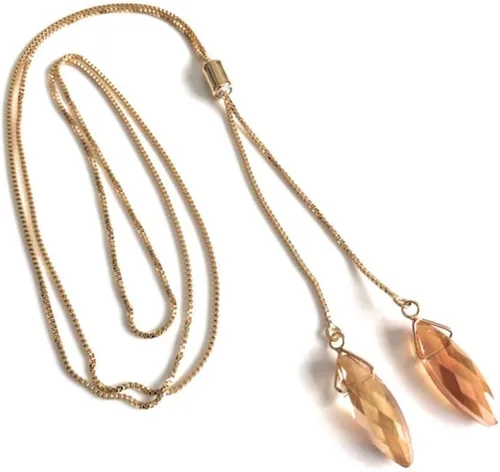 Vista 4 de Lariat Necklaces for Women 32 Inches Adjustable Chain