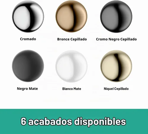 Vista 3 de hansgrohe 41747340 AddStoris - Toallero de baño, cromo negro cepillado Cromo cepillado negro