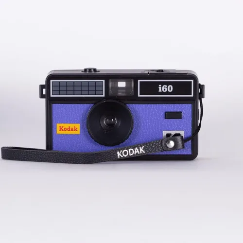 Vista 5 de Kodak i60 - Cámara de película reutilizable de 1.378 in, estilo retro, sin enfoque, flash integrado, prensa y flash emergente (Very Peri)