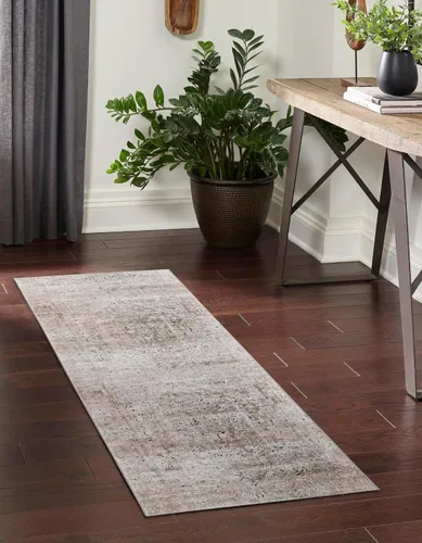 Vista 8 de Unique Loom Chateau Collection - Alfombra de área - Quincy (2' x 3' 1" Rectángulo, Beige/Marrón)