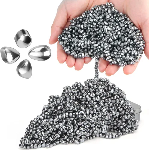 Vista 9 de Más de 300 masillas de ferrita originales de color negro, piedras sensoriales, para adultos para aliviar el estrés y el escritorio, artículos