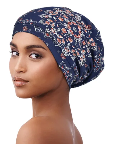 Vista 112 de Alnorm - Gorro con forro de satén y suave banda elástica para hombres y mujeres, talla única Se ajusta a la mayoría