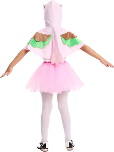 Vista 4 de Disfraz de zorro, búho, conejo, ciervo, fiesta de cosplay para niñas