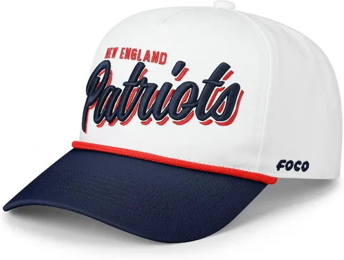 Vista 22 de FOCO Gorra con logotipo del equipo de la NFL para hombre con script Monty
