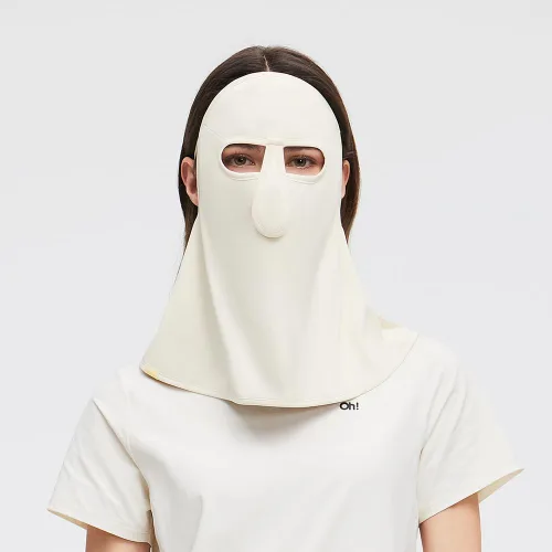 Vista 2 de SLF6M103T - Máscara de protección solar para el cuello, polaina para el cuello, bufanda, pasamontañas, pañuelos de tela con bucles para las orejas