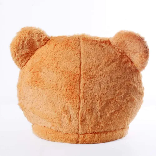 Vista 2 de Sombreros de animales de peluche, máscara de cabeza, disfraz de mascota de Halloween
