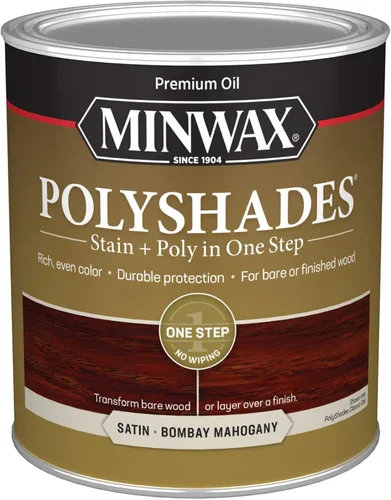 Vista 41 de Barniz Minwax 213104444 PolyShades Miel