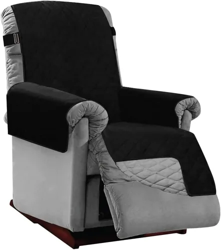Vista 124 de Sofa Shield - Funda para sofá Loveseat con correa patentada, protector de cojín, funda reversible diseñada en EE. UU. resistente a manchas