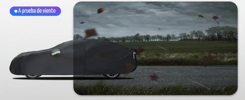 Vista 8 de Funda de auto para Tesla Model 3 2017-2026, 6 capas de cubierta impermeable para todo tipo de clima, cubierta exterior completa para exteriores