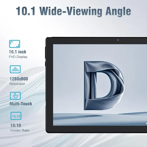 Vista 6 de DigiLand Tablet Android 15, Tablet Android de 10.1" con procesador Octa-core 6GB RAM+32GB ROM (Soporte Expand TF) Cámara frontal de 2MP/posterior