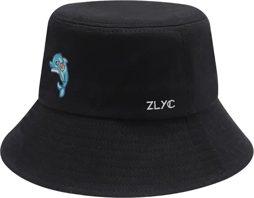 Vista 252 de ZLYC Gorra de pescador bordada de moda unisex para hombres y mujeres