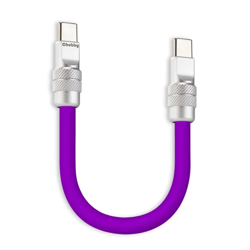 Vista 56 de chubbycable Cable corto USB C a C de 240 W, color naranja, 20 pulgadas Para iPhone 18/17/16/15 Series, MacBook Pro/Air, Galaxy S26/S25/S24, cable