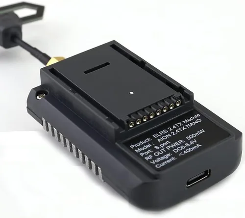 Vista 3 de Accesorios para drones 2.4G Aion Nano 3.5V-6V TX módulo T-PRO para avión RC FPV Drone reemplazable (Aion ELRS 2.4G TX Nano)