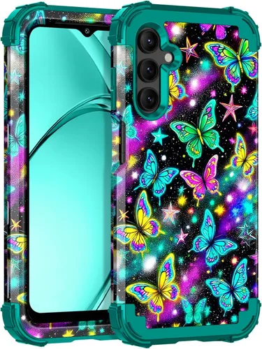 Vista 25 de Rancase Compatible con Galaxy A16 5G Funda, Protección Resistente a los Golpes de Tres Capas de Servicio Pesado Parachoques de Plástico Duro + Funda