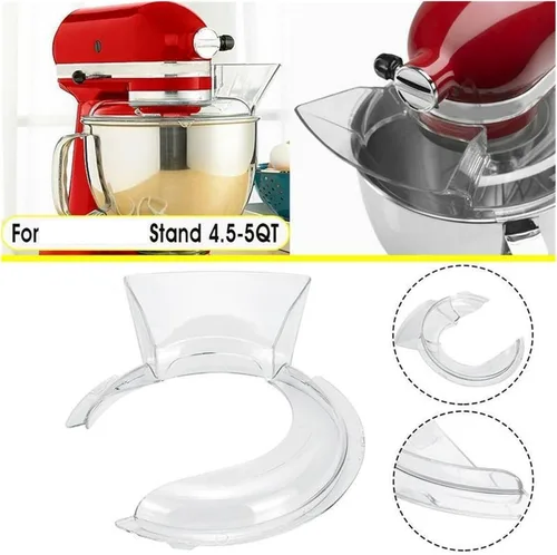 Vista 2 de Accesorios para cabezal inclinable de 4.5-5 cuartos de galón, compatible con batidora de pie KitchenAid, compatible con W10616906 KN1PS KSM500 KSM90