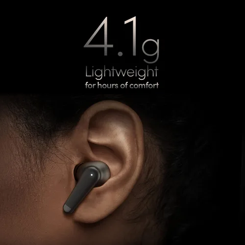 Vista 5 de Palm Buds Pro, auriculares inalámbricos con cancelación de ruido, ligeros y cómodos, graves profundos, 6 micrófonos, ANC híbrido, modo ambiente
