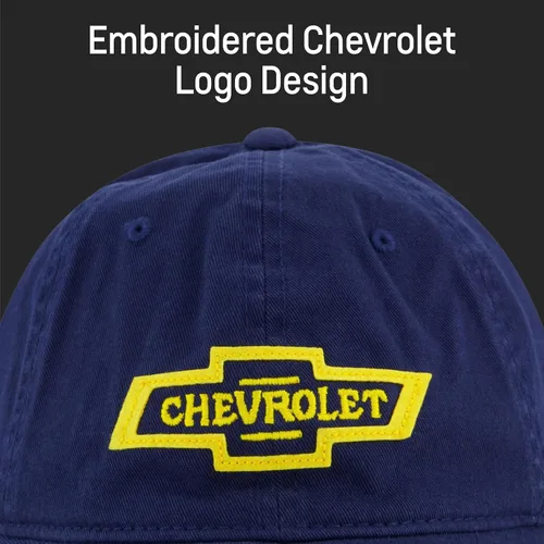 Vista 3 de Concept One Chevrolet Dad - Gorra de béisbol ajustable de algodón con logotipo y ala curvada
