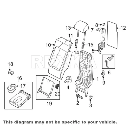 Vista 7 de Rexka Clip de resorte para panel de ajuste metálico, 30 unidades, 0.630 in, compatible con VW Audi 4A0-867-276A 30Pcs