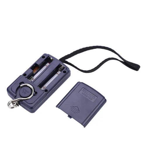 Vista 5 de Báscula de pescado portátil, báscula digital eléctrica para colgar, pantalla LCD de plástico de mano, báscula electrónica de equilibrio de 88.2 lbs