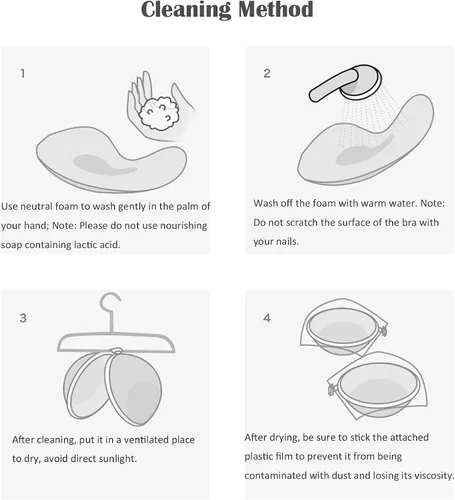 Vista 6 de Sticky Bra Nippleless Covers Stick On Bra Silicone Sticky Bra Breast Lift Nipple Covers Adhesive Bras
