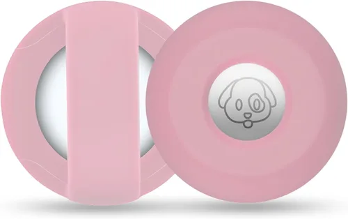 Vista 17 de Cibaabo - Soporte de AirTag para collar de mascota, con funda de silicona, para collar de mascota de 0.8 a 1.2 pulgadas
