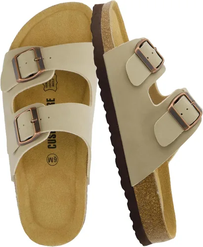 Vista 24 de CUSHIONAIRE Lane Cork Slide Women's Sandals, Comfortable Sandals for Women Negro