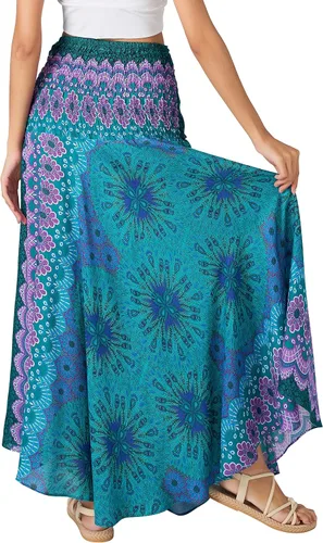 Vista 2 de Joob Joob Faldas largas boho para mujer - Falda maxi hippie bohemia de verano