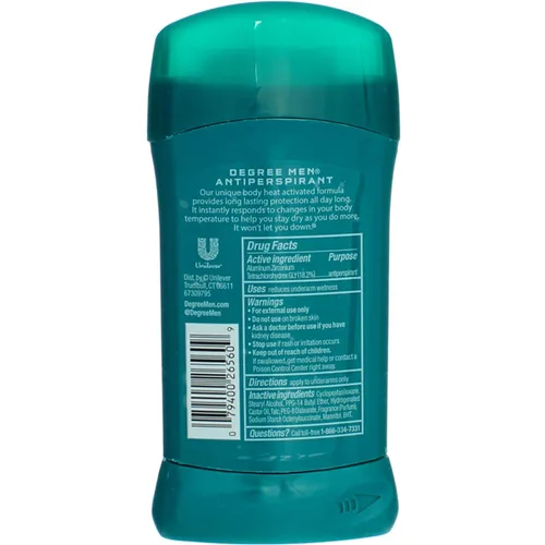 Vista 2 de Degree Desodorante antitranspirante invisible Stick Extreme Blast para hombre, 2.7 onzas, paquete de 6