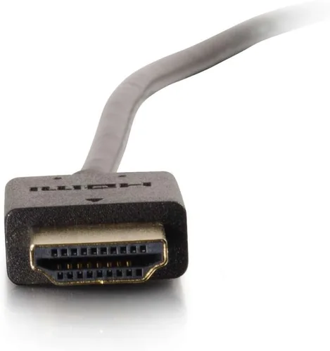 Vista 3 de C2G Cable HDMI, 4K, cable HDMI de alta velocidad, 60Hz, 1 pie (1.0 ft), negro, cables para llevar 41361
