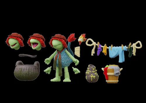 Vista 6 de Boss Fight Studio Fraggle Rock Boober Figura de Acción Coleccionable Premium - Figura Coleccionable Altamente Articulada y Personalizable con Piezas