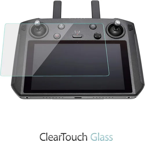 Vista 2 de BoxWave Protector de pantalla compatible con el controlador inteligente DJI - Vidrio ClearTouch, protección de pantalla de vidrio templado 9H
