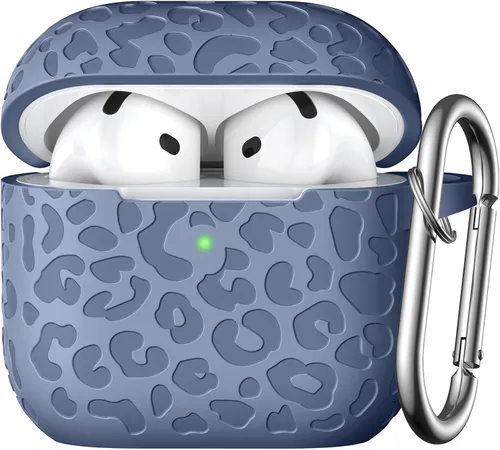 Vista 27 de Funda para Airpod Case y 2ª Generación con Diseño Leropard Grabado Compatible con Apple AirPods 2ª/1ª Generación de Carga, Bonita Protección