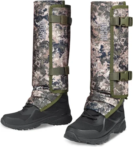 Vista 9 de QOGIR Polainas de serpiente para cazar: protectores de serpiente duraderos, polainas de polaina de serpiente para hombres y mujeres, protección Negro