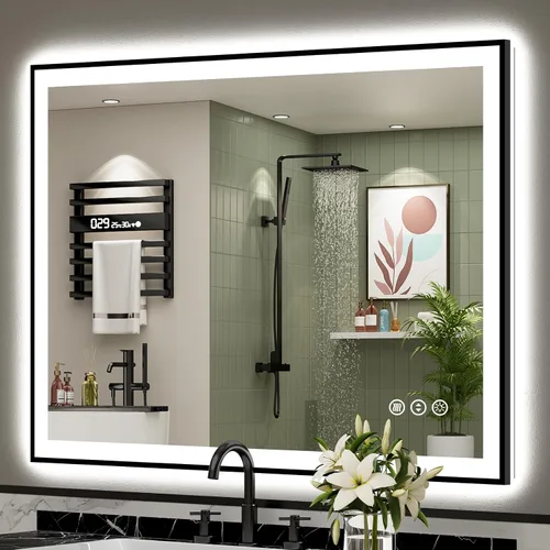 Vista 82 de 24x32 LED Bathroom Mirror, Backlit & Front Lit Lighted Mirror Retroiluminado+luz frontal