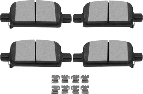 Vista 26 de SCITOO D273 Juego de pastillas de freno cerámicas delanteras de reemplazo 1984-1985 para Honda Accord, 1988-2000 para Honda Civic, 1993-1997